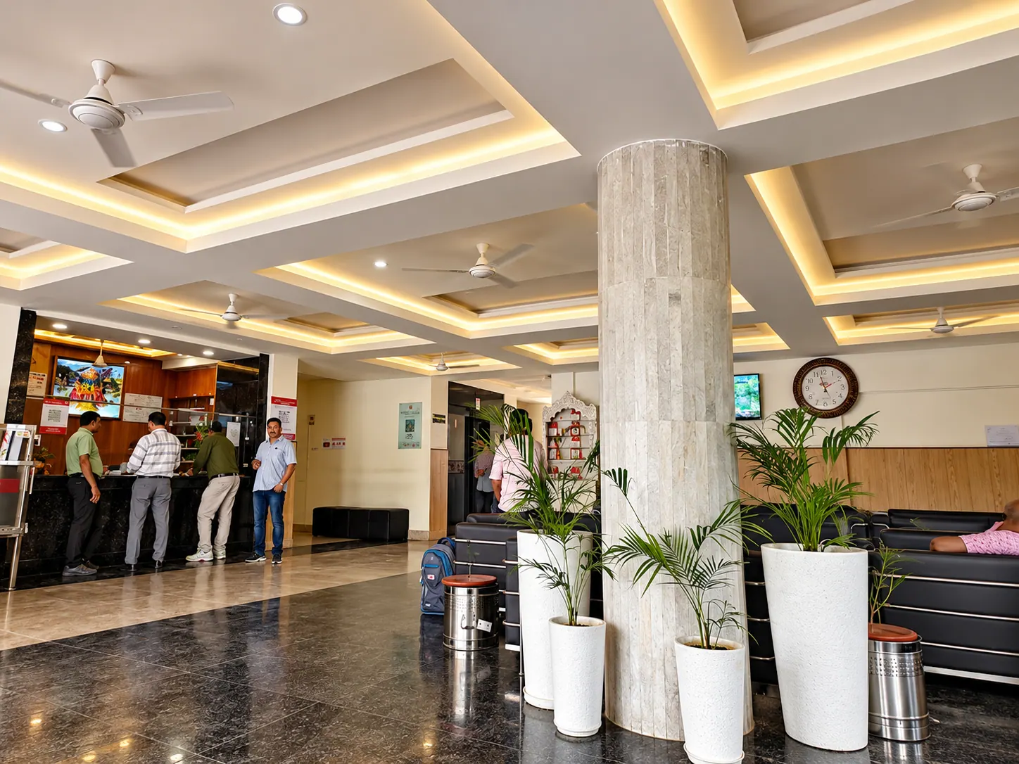 Reception and seating at Niharika Bhawan Katra